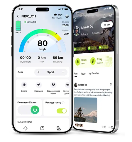 Fiido App Interface